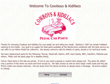Tablet Screenshot of cowboysandkidillacs.com